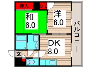 エレガンスパークの物件間取画像